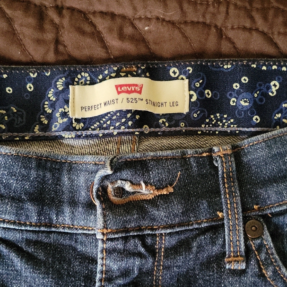 Levi's Women's Dark Blue Straight Leg Jeans
